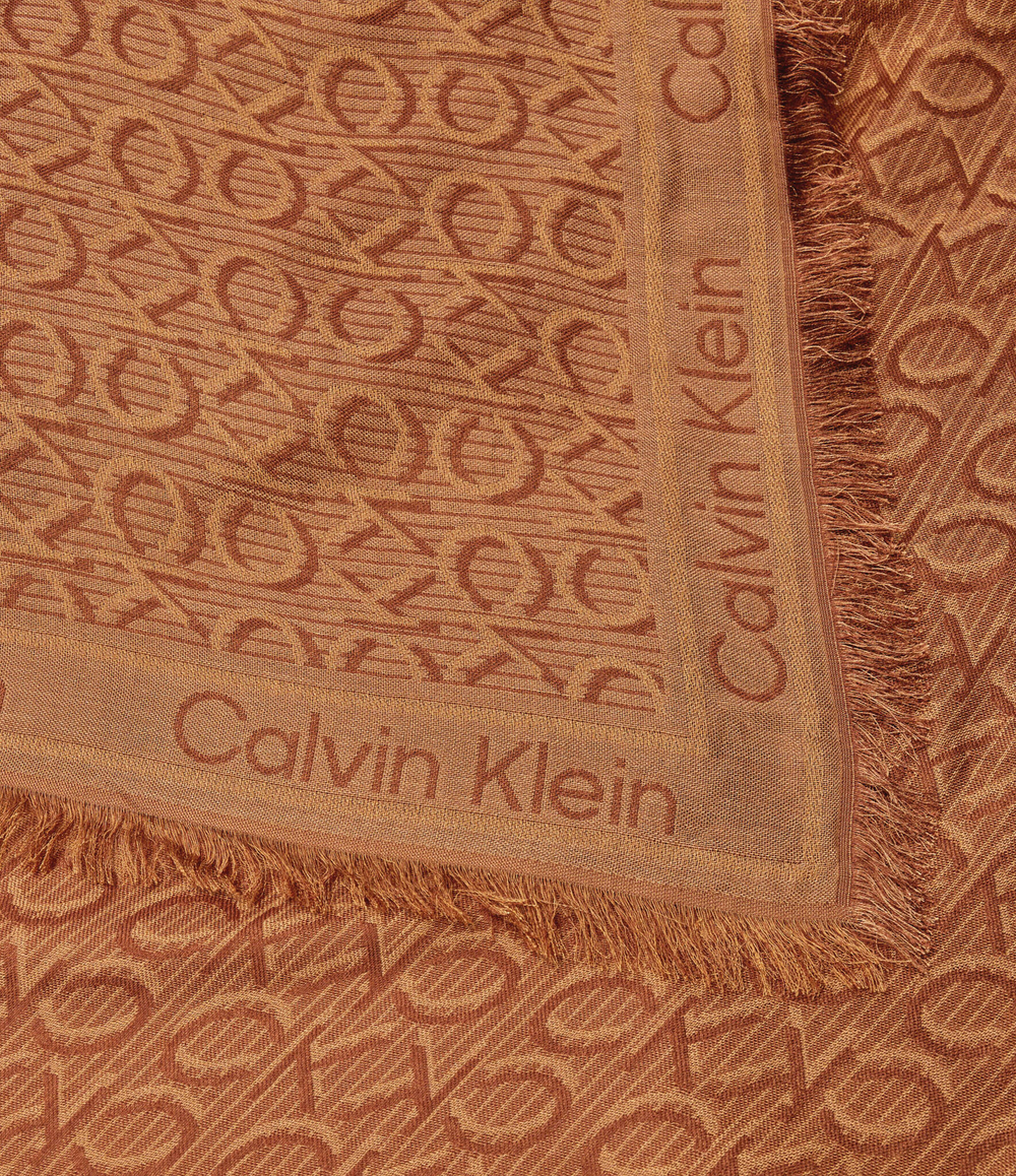 Платок Calvin Klein - коричневый(K60K612707)