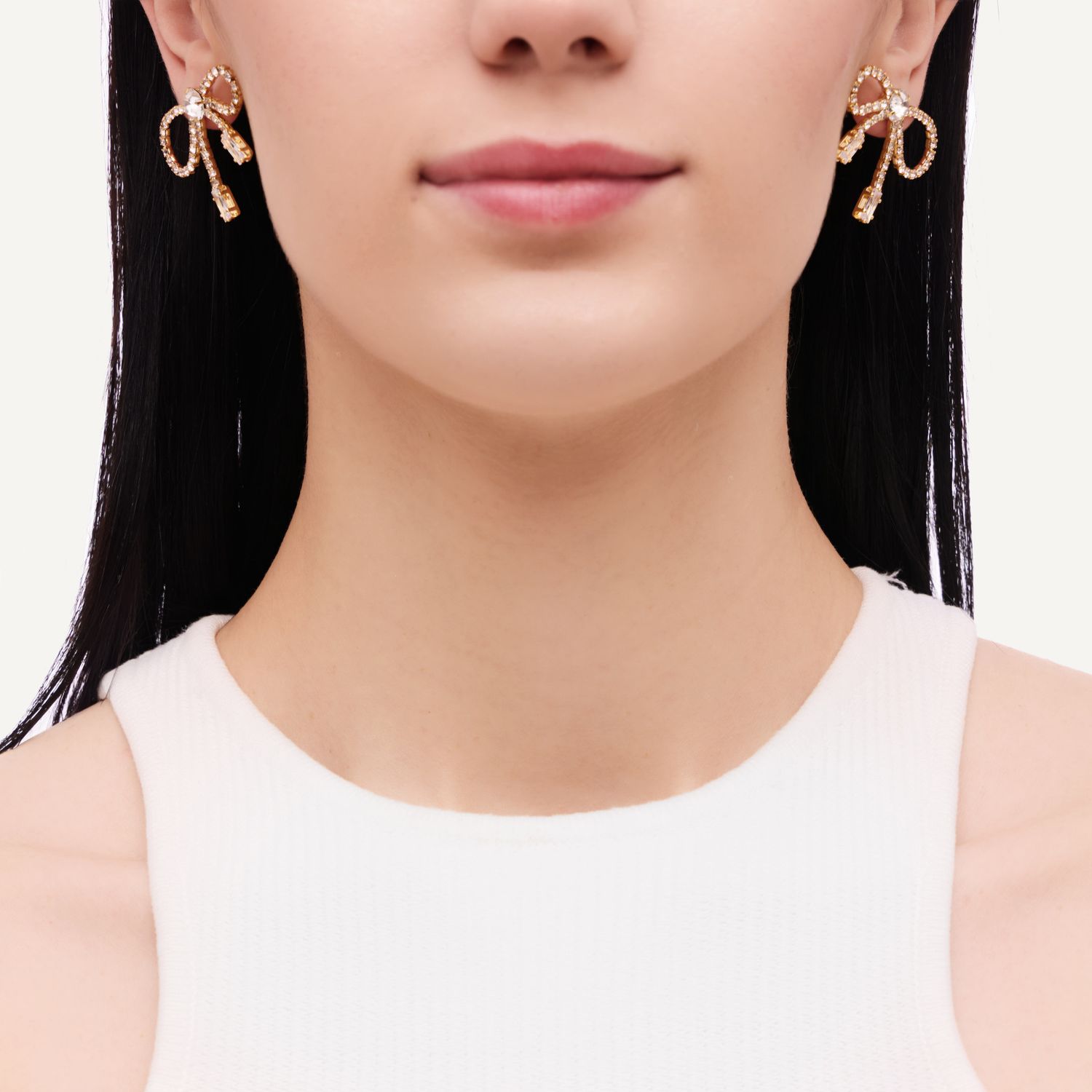 Серьги Luxe Glow Bows Earrings - Gold