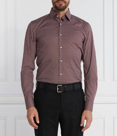 Рубашка HANK BOSS BLACK - бордовый(50502804)