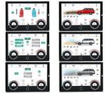 Сенсорная панель климата Range Rover 4 2012-2017 - Carmedia ZF-2011 LCD/ЖК экран 10" без отверстия под CD