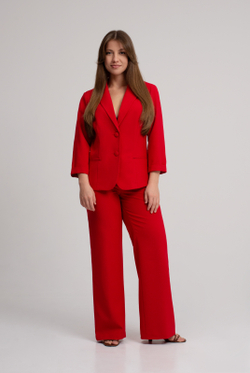 Жакет женский 3736зпб, красный #513Кр043736зпб