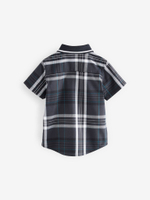 Рубашка с коротким рукавом для мальчика Next E32-656, Темно-синий