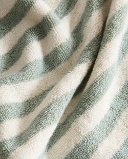 Zara Home - Двухстороннее полосатое банное полотенце, желтый, 50х90 см