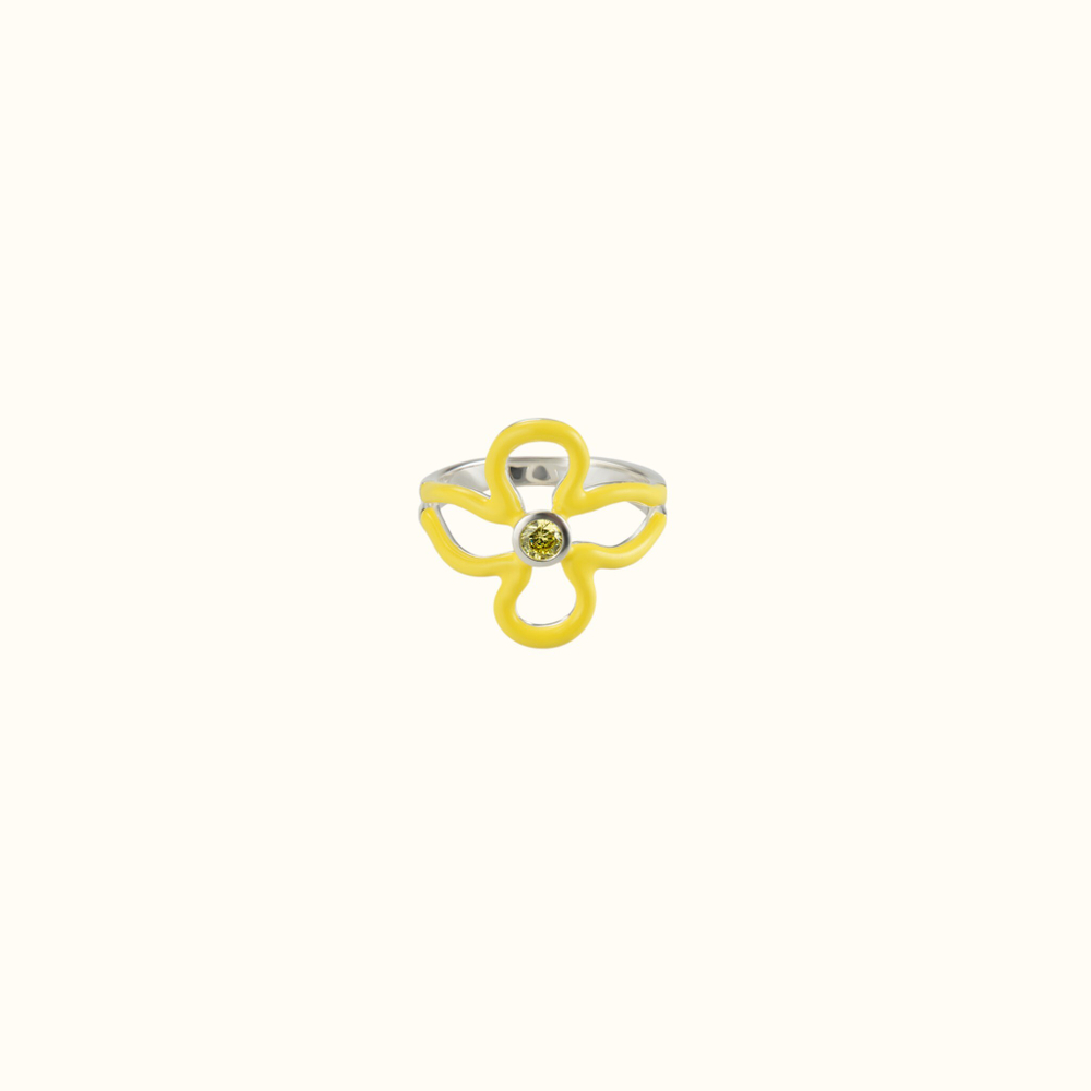 Кольцо Bloom Yellow Full