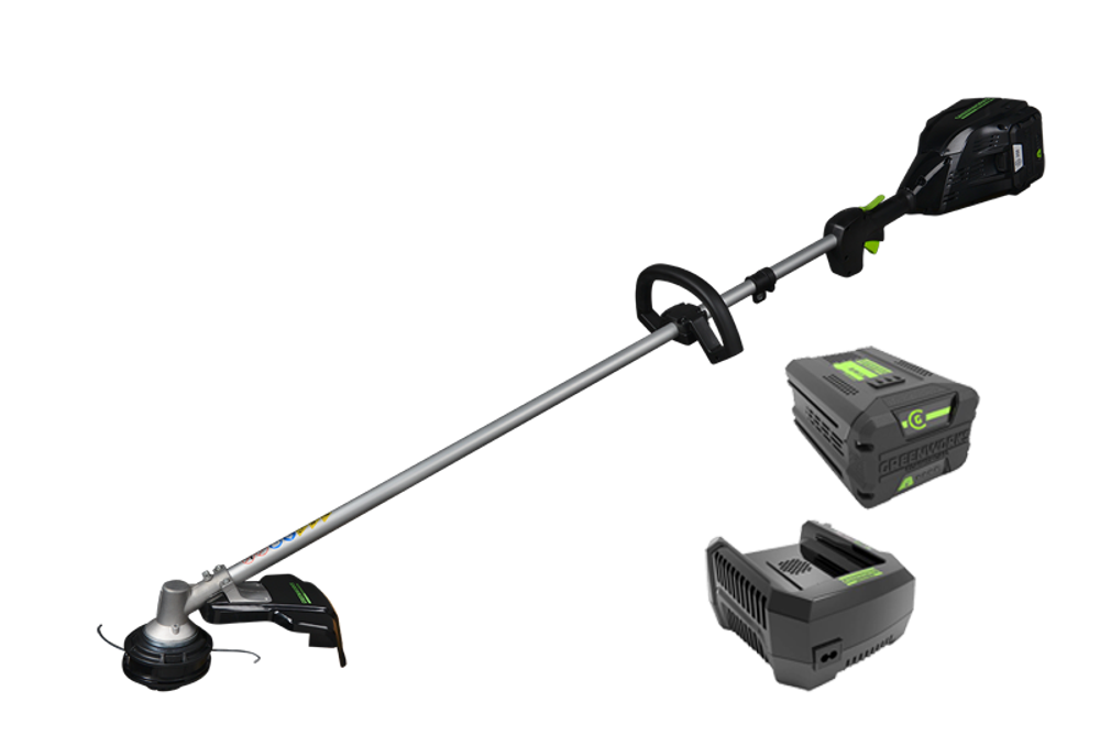 Аккумуляторный триммер Greenworks GС82BCK25, 2101707UA,82v, 41 см, АКБ 2.5 А·ч и ЗУ