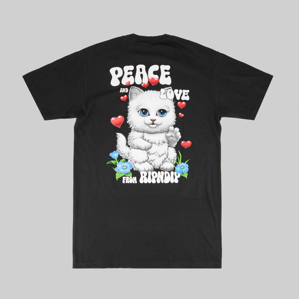 Футболка мужская Ripndip Peace Love Tee артикул:RND10084 Футболка мужская Ripndip Peace Love Tee артикул:RND10084 - купить в магазине Дайс