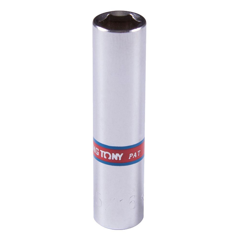 KING TONY (223510S) Головка торцевая глубокая шестигранная 1/4&quot;, дюймовая 5/16&quot;