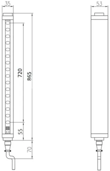 Световой барьер CRP