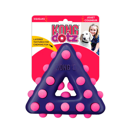 Игрушка для собак KONG Dotz треугольник малый, 11 см