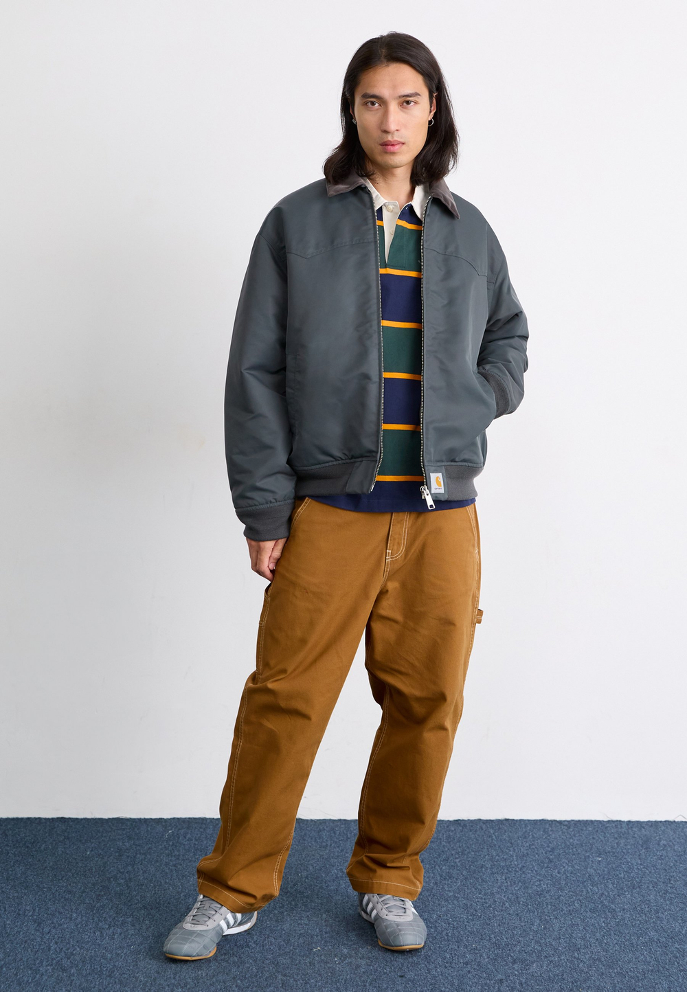 Carhartt WIP SANTA FE - Куртка-бомбер - Серый