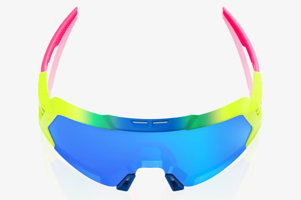 Спортивные очки 100% KORBIN X Satin Neon - Blue Mirror Lens