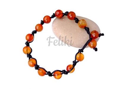 браслет из сердолика (б-0801-19)