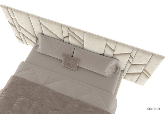 Кровать Фиджи с широким изголовьем