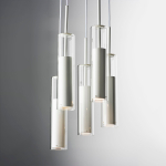 756056 Люстра CILINO 5х40W GU10 БЕЛЫЙ МАТОВЫЙ