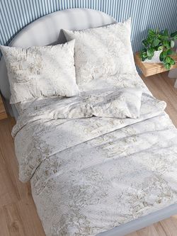 Простынь на резинке перкаль Сказка "Пастораль" 140x200 см