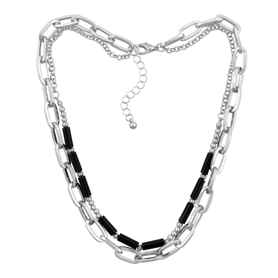 Колье Fiore Luna BLACK EPOXY BCN13254-02 S