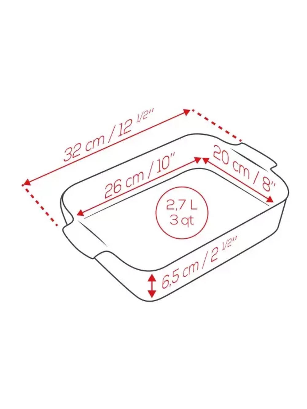 Peugeot - Керамическое блюдо Appolia 32x21см экрю / артикул   60046  / GTIN 4006950060046