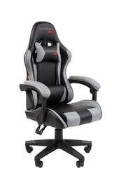 Офисное кресло Chairman CH29 экокожа, черно-серый