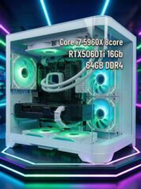 Игровой компьютер / Core i7 5960X / NVIDIA RTX5060TI / 64GB / DDR4 / SSD 1.5 ТБ