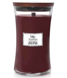 Бархатистый табак, ароматическая свеча, WoodWick