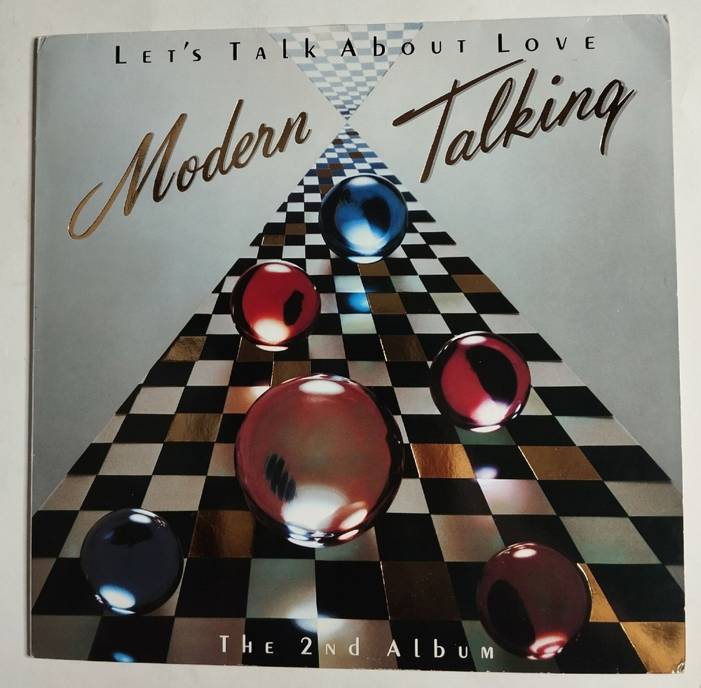 Винтажная виниловая пластинка LP Modern Talking Lets Talk About Love The 2nd Album (Sweden 1985)