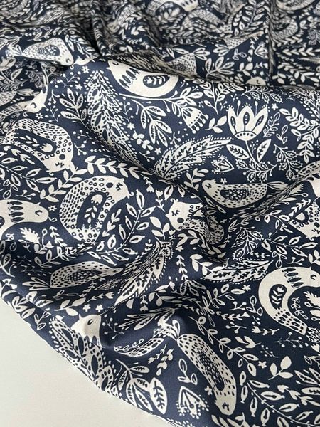 ЭТНО ПТИЧКИ, ТЕМНО-СИНИЙ - 100% хлопок 3