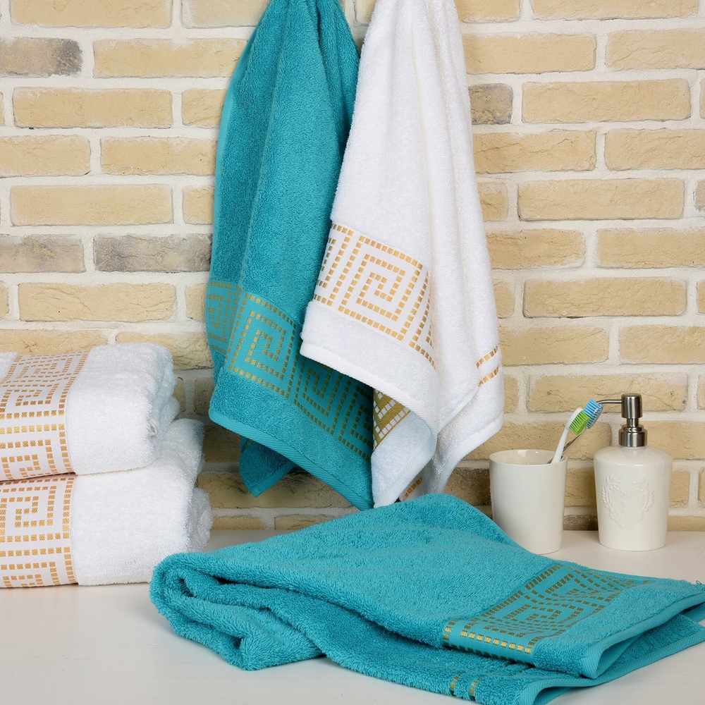 Полотенце махровое Cleanelly 100% хлопок ПЦ-1201-4346 (15-4825) 100*150