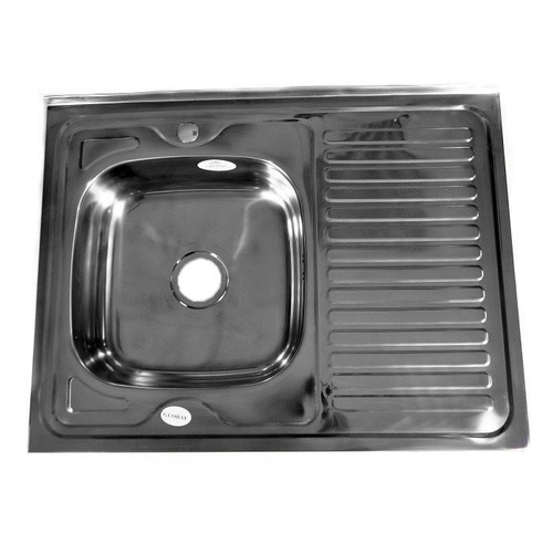 мойка накладная FABIA62275L80х60 0.6мм лев Орион +сифон