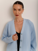 Кардиган удлиненный из хлопка