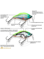 Воблер для рыбалки КАРАСЬ TW 50mm,