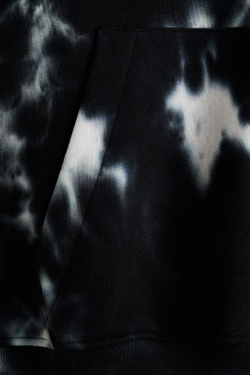 H&M Толстовка с капюшоном и принтом, черный