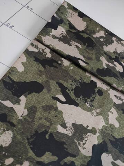 Дюспо (курточная ткань). Принт- Милитари 1,5м