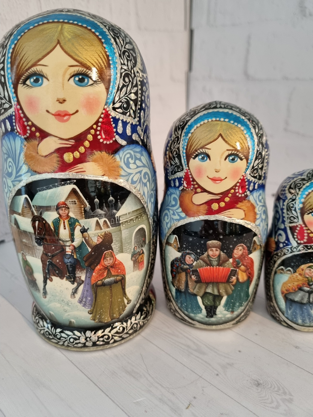 Машрешка 18см "Зима" 5 мест