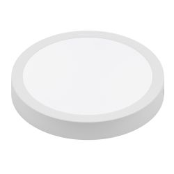 ULM-Q241 18W-4000K WHITE Светильник светодиодный накладной круглый. Белый свет 4000К. Корпус белый. ТМ Volpe