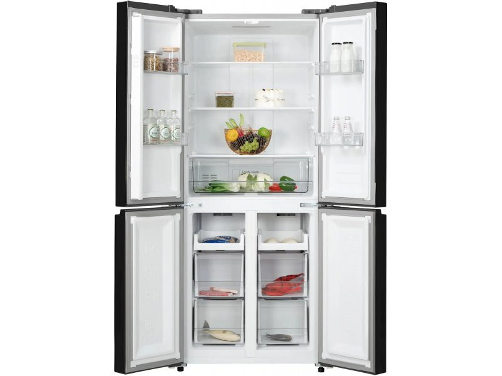 Холодильник двухкамерный Бирюса CD 405 DI Side by Side нержавеющая сталь