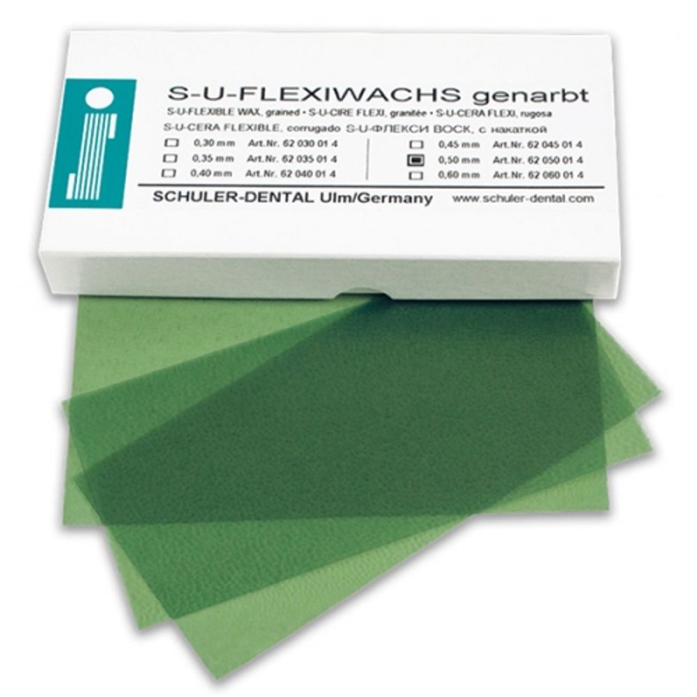 Флекcи-воск дентальный, рифленый, 0.6 мм, 15 пластин, SCHULER-DENTAL