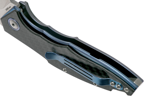 Складной нож MKM "RAUT" MKM/VP01 CB c клинком из стали Böhler M390 Microclean®, рукоять карбон / титан