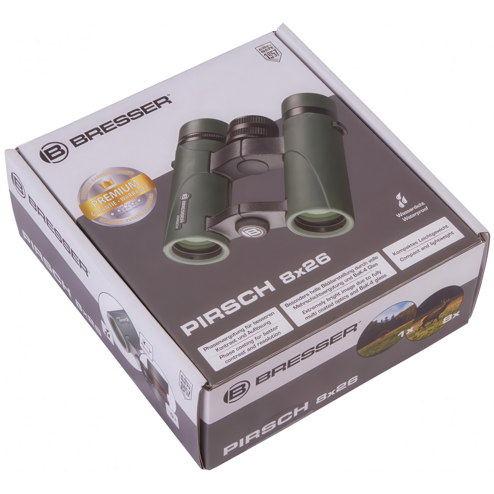 Бинокль Bresser Pirsch 8x26 - Упаковка