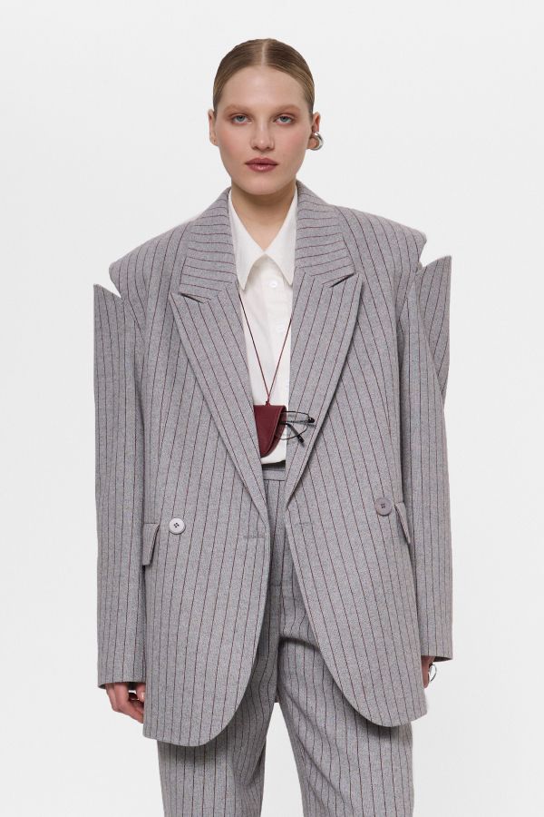 Жакет Over Stripe