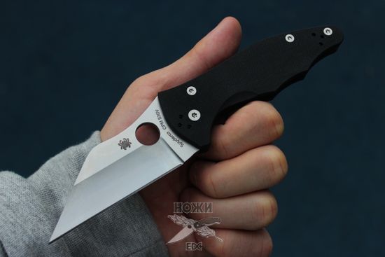 Складной нож Spyderco Yojimbo 2 C85GP2 c клинком из стали CPM-S30V, рукоять G10