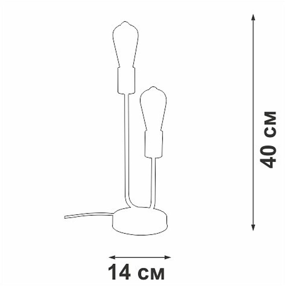 Настольная лампа декоративная Vitaluce V3005 V3005-1/2L