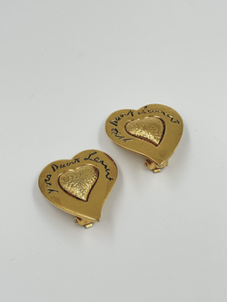 Клипсы Сердца YSL