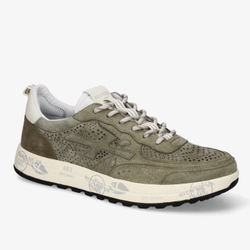 Замшевые кроссовки Premiata Nous 8290 с перфорацией