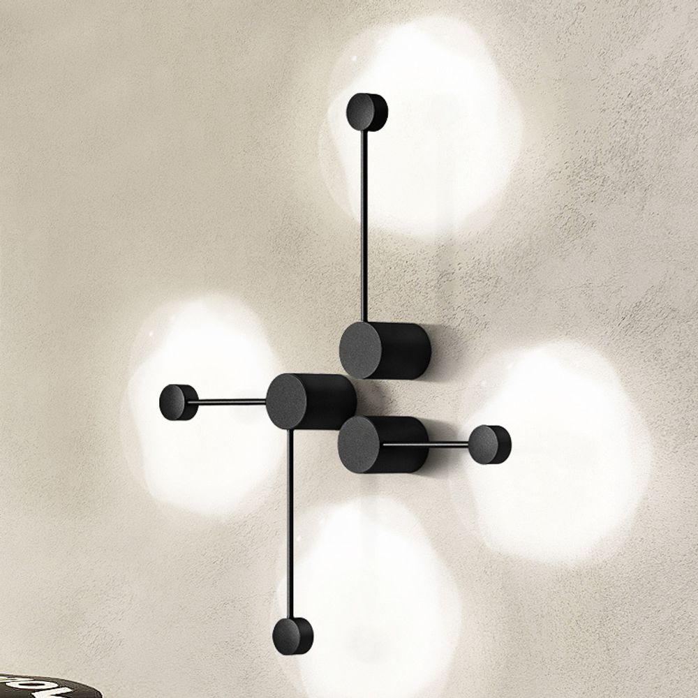 Бра Via Pin Wall L29,5 Black By Imperiumloft