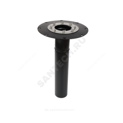 Элемент надставной Дн 110 с обжимным фланцем из нержавеющей стали Татполимер ТП-01.100.Н