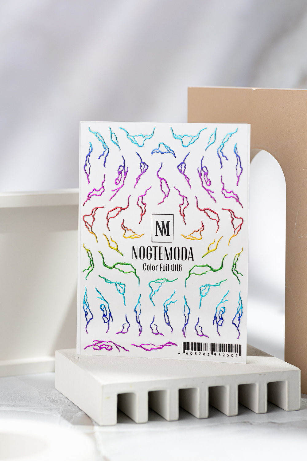 Nogtemoda Наклейки для ногтей Color Foil 006