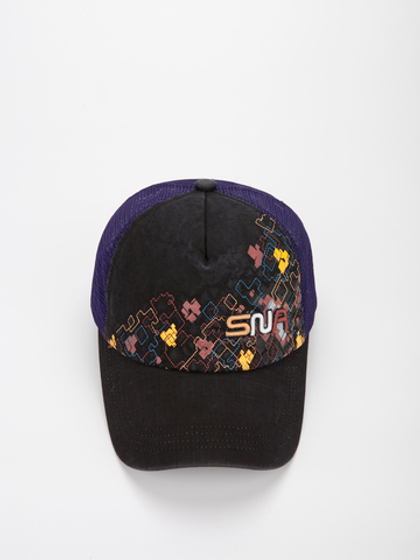 Бейсболка Snapp SN (черный/фиолетовый)
