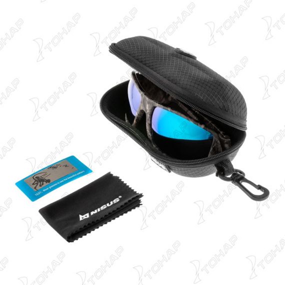 Очки поляризационные в жест.чехле (N-OP-LZ0135-B) Nisus
