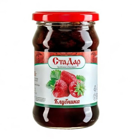 Варенье "СтаДар" Клубника 350г. Слуцк