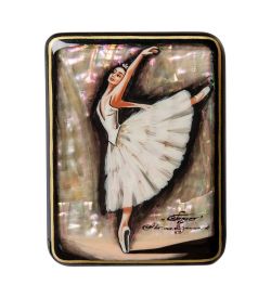 Народные промыслы ШК-55/133-A Шкатулка «Балет» исп.Земина